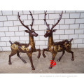 small metal deer sculptures for garden decoration